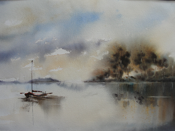 Lueur sur le lac