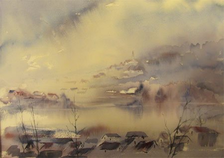 La brume du matin