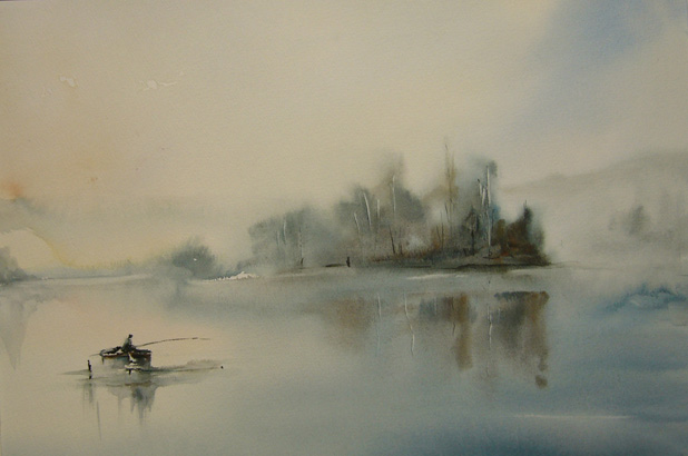 Le pecheur du lac