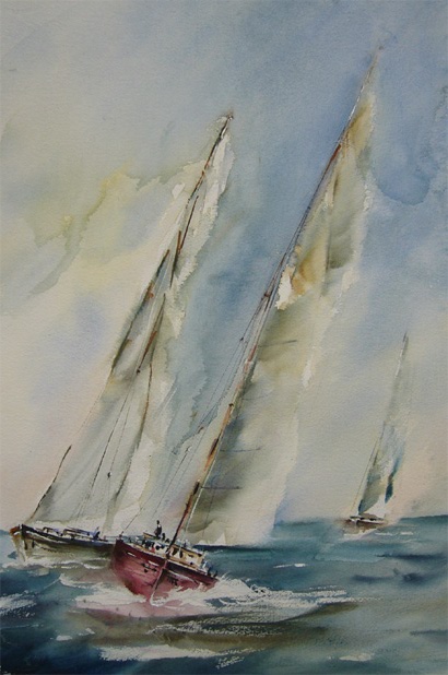 Les trois voiliers