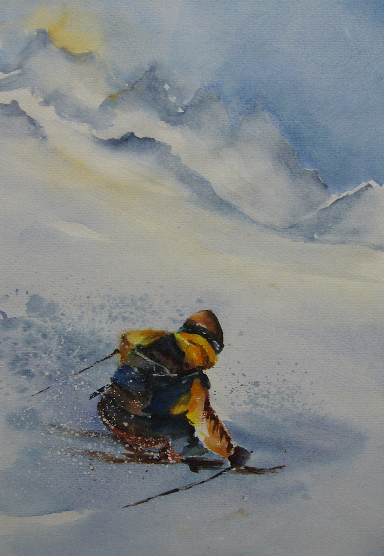 Le skieur