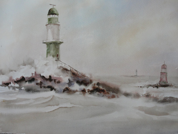 Le phare vert